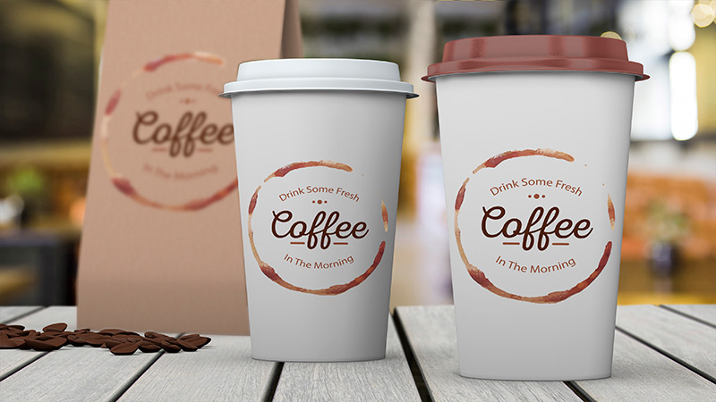 ly cafe in logo